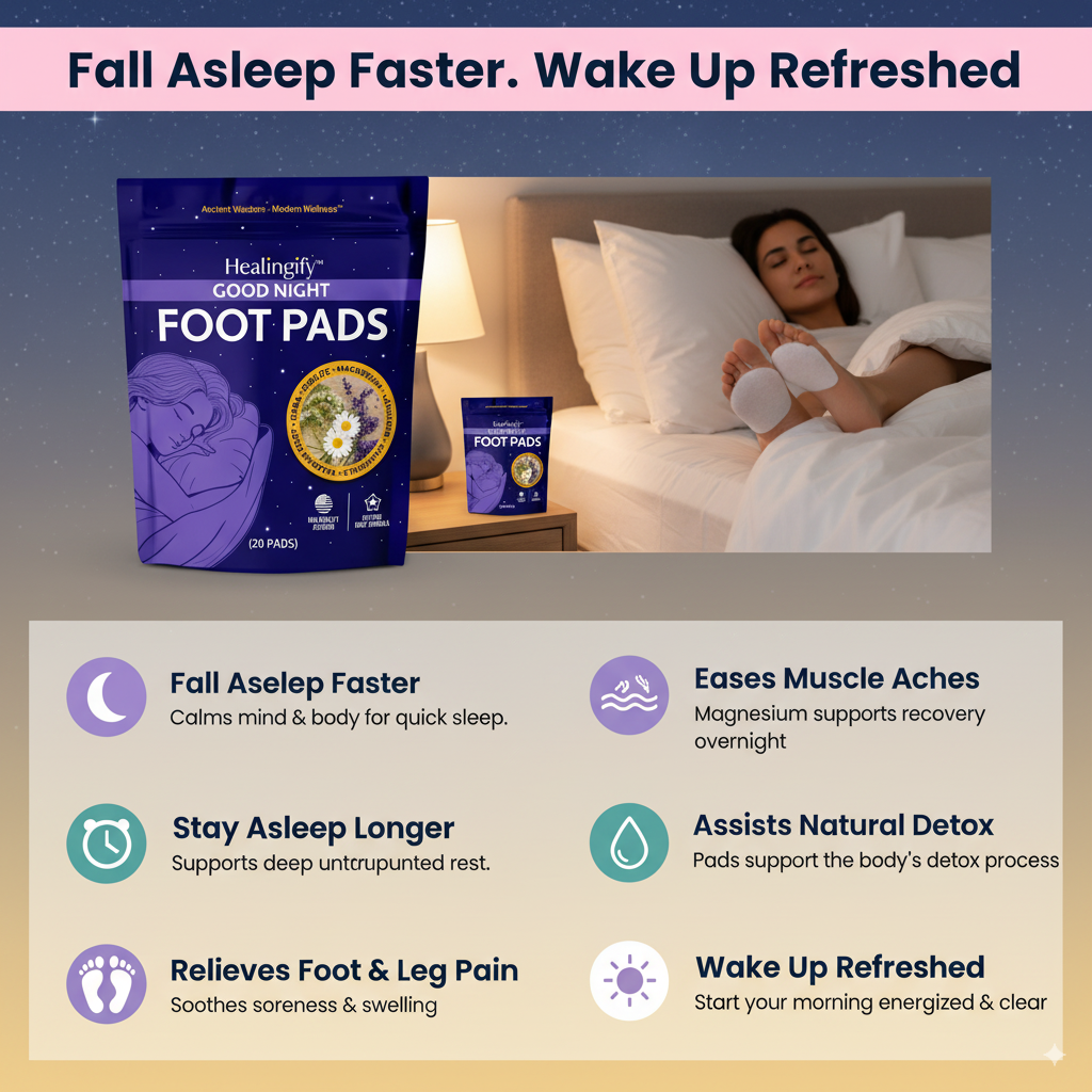 Detox Foot Pads For Sleep & Pain Relief