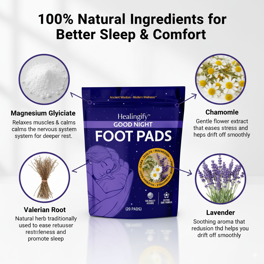 Detox Foot Pads For Sleep & Pain Relief